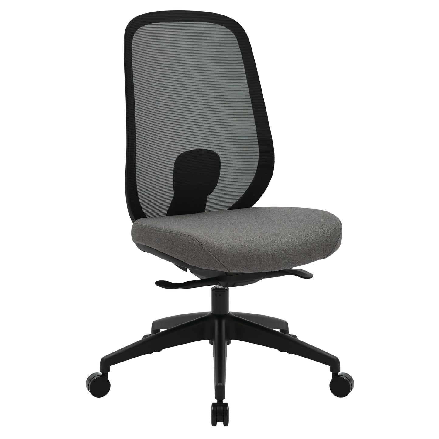 Buro Force Mesh Back Chair w/ Black Frame & Grey Seat