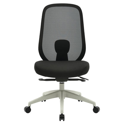 Buro Force Mesh Back Chair w/ Grey Frame & Black Seat