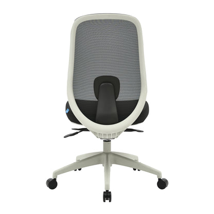 Buro Force Mesh Back Chair w/ Grey Frame & Black Seat