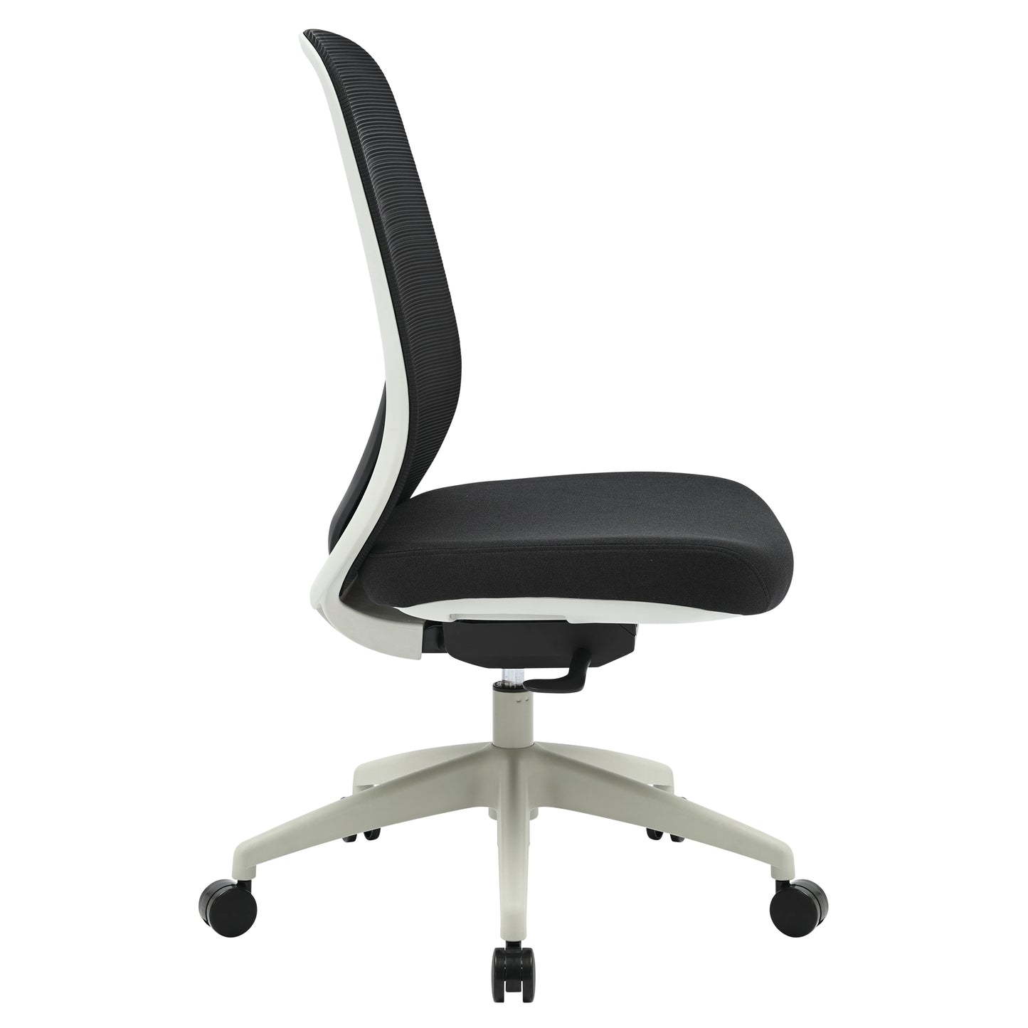 Buro Force Mesh Back Chair w/ Grey Frame & Black Seat