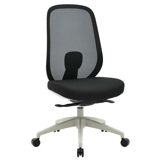 Buro Force Mesh Back Chair w/ Grey Frame & Black Seat