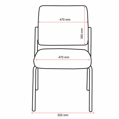 Buro Lindis – 4 Leg Chair