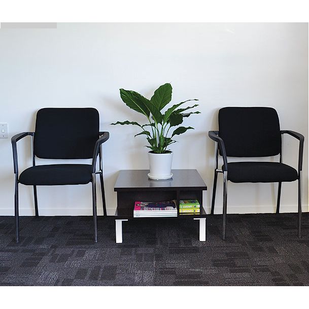 Buro Lindis - 4 Leg w/ Arms Chair