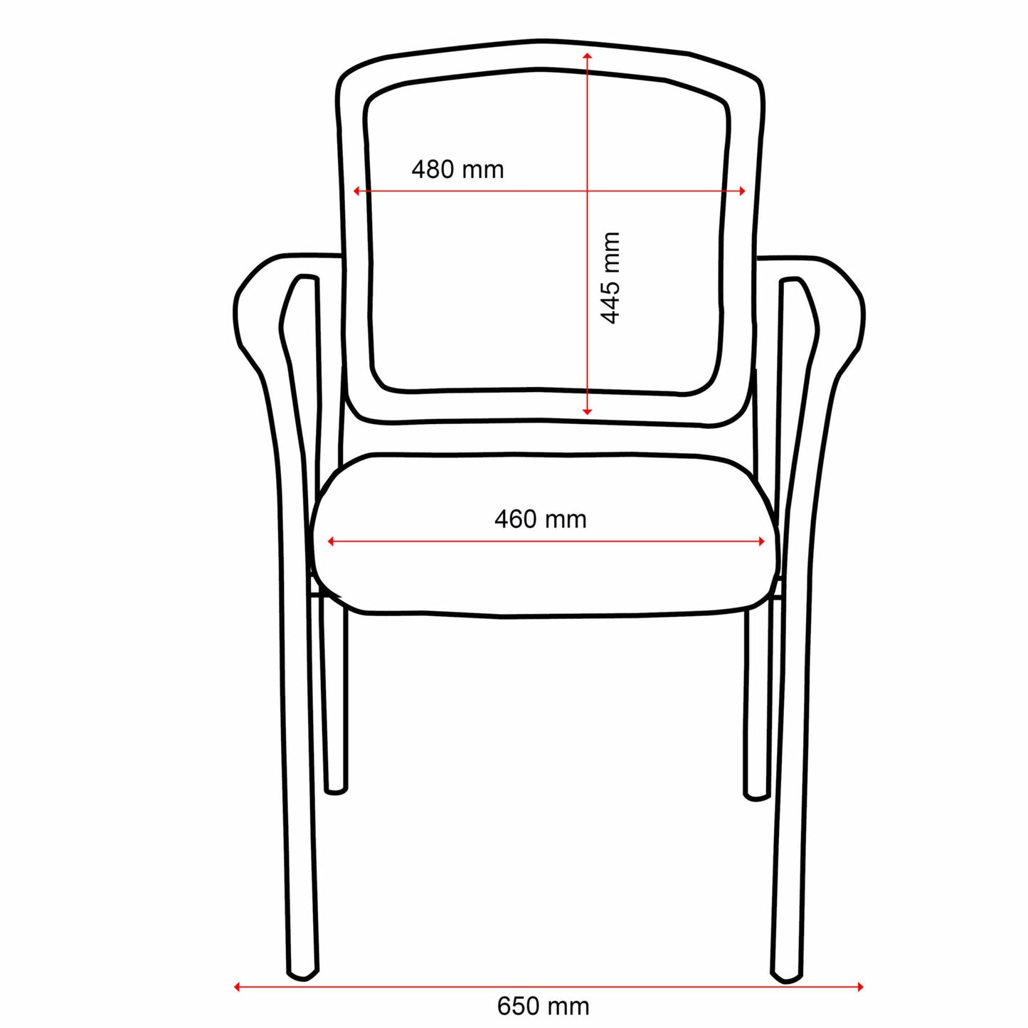 Buro Lindis Mesh Back Chair