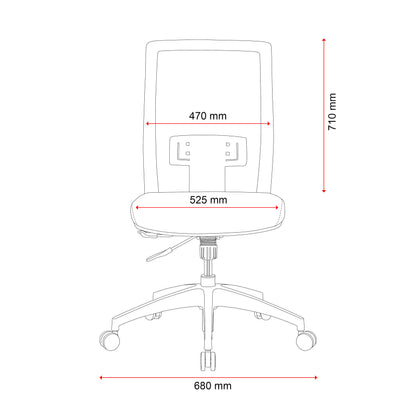 Buro Mantra Mesh Back Chair - Nylon Base