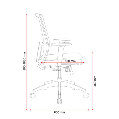 Buro Mantra Mesh Back Chair - Nylon Base