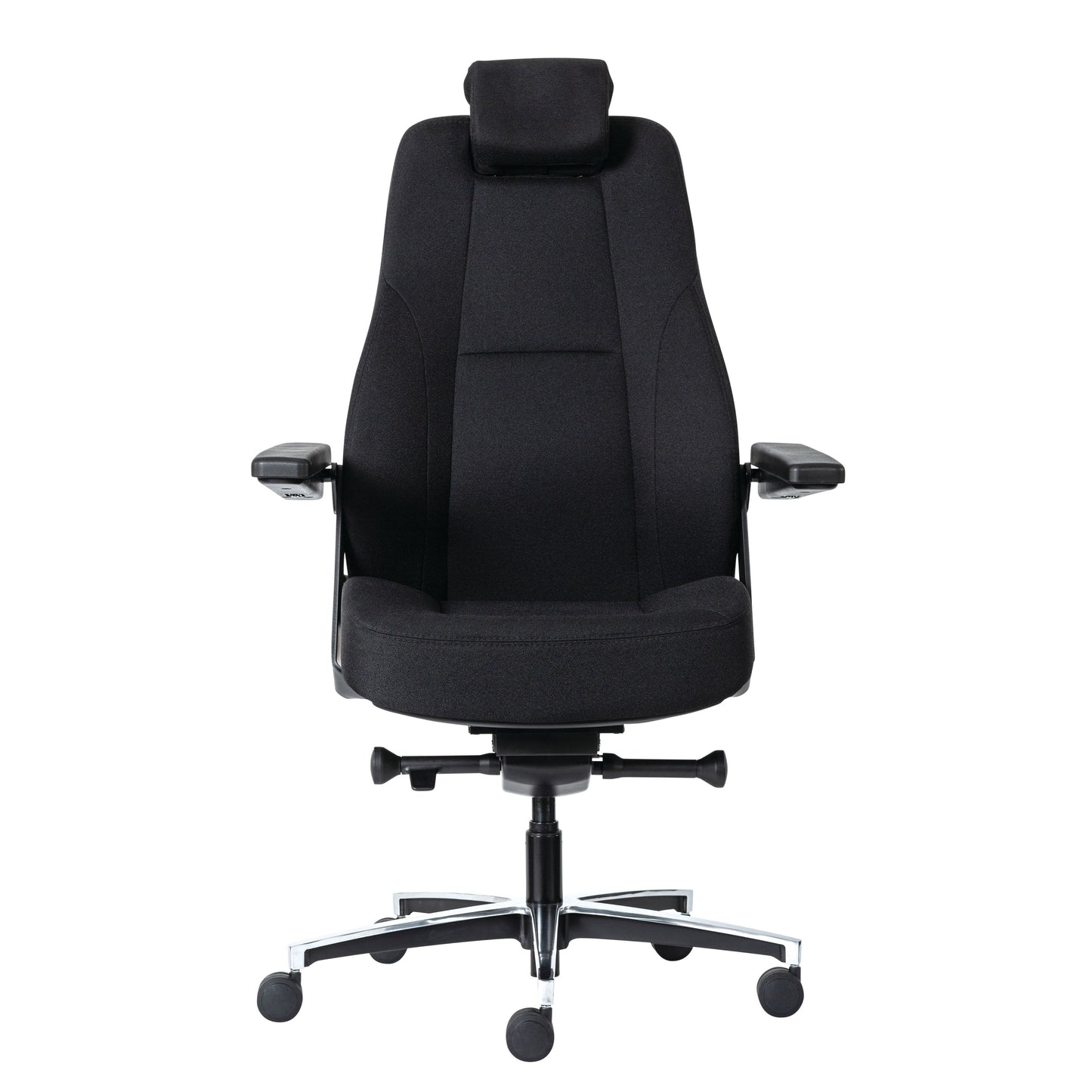 Buro Maverick 24/7 Controller Chair, Black Fabric w/ Arms