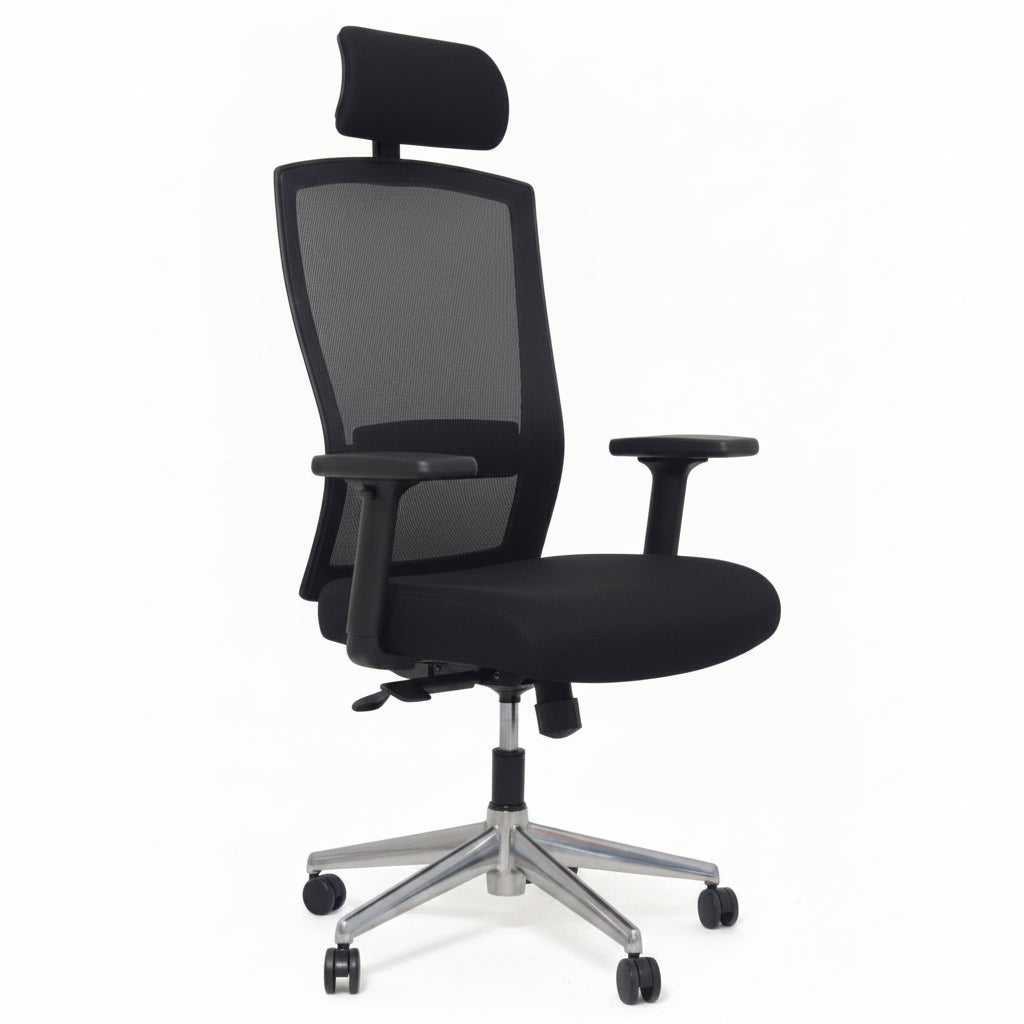 Buro Mentor Mesh Back Chair - Aluminium Base