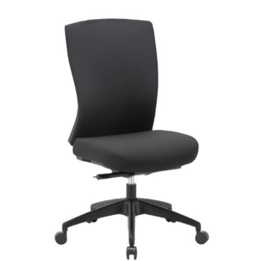 Buro Mentor Upholstered Back Chair - Nylon Base