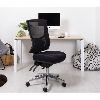 Buro Metro II 24/7 High Back Mesh Back Chair - Aluminium Base