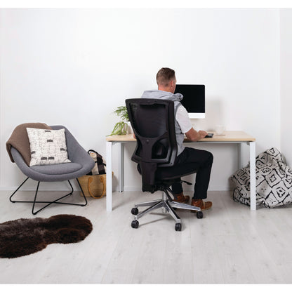 Buro Metro II 24/7 High Back Mesh Back Chair - Aluminium Base
