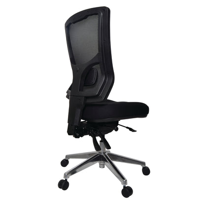 Buro Metro II 24/7 High Back Mesh Back Chair - Aluminium Base