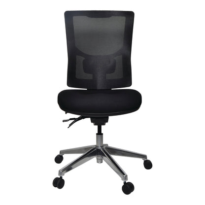 Buro Metro II 24/7 High Back Mesh Back Chair - Aluminium Base