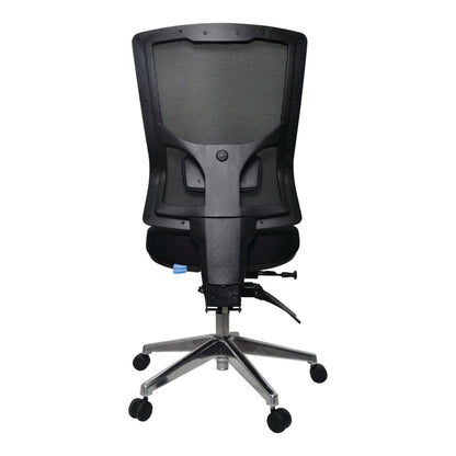 Buro Metro II 24/7 High Back Mesh Back Chair - Aluminium Base