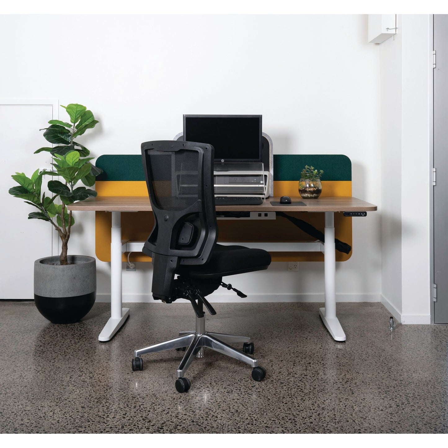 Buro Metro II 24/7 High Back Mesh Back Chair - Aluminium Base