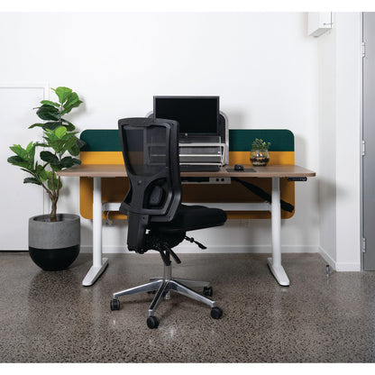 Buro Metro II 24/7 High Back Mesh Back Chair - Aluminium Base