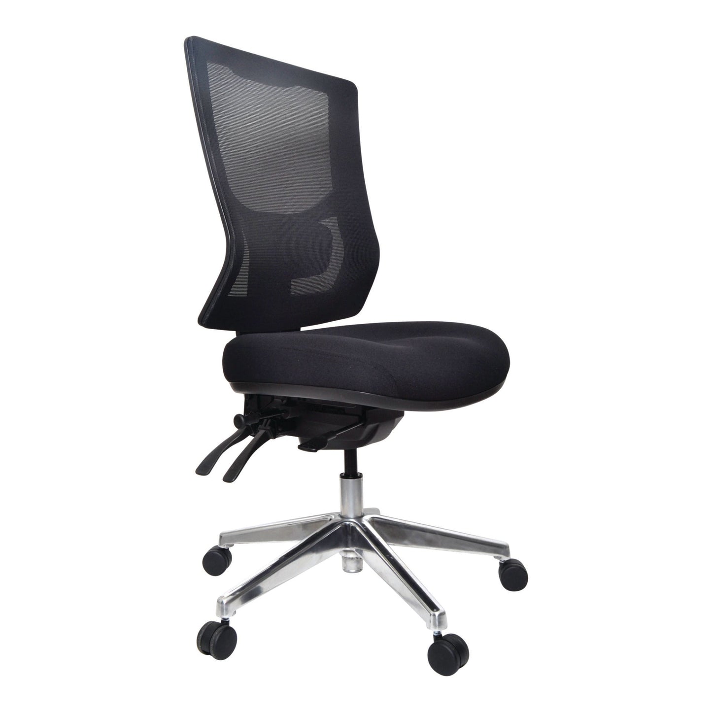 Buro Metro II 24/7 High Back Mesh Back Chair - Aluminium Base