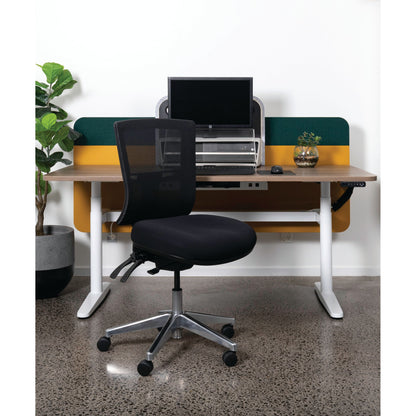 Buro Metro II 24/7 Mesh Back Chair - Aluminium Base