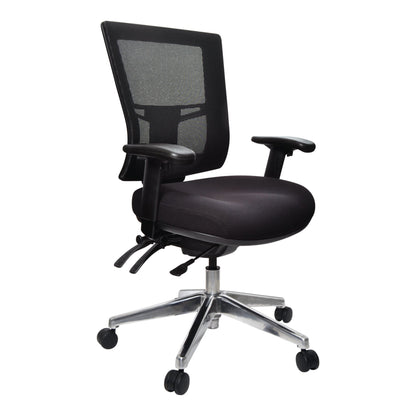 Buro Metro II 24/7 Mesh Back Chair - Aluminium Base