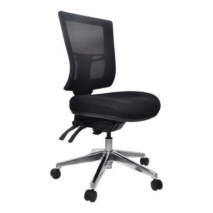 Buro Metro II 24/7 Mesh Back Chair - Aluminium Base