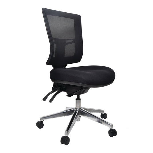 Buro Metro II 24/7 Mesh Back Chair - Aluminium Base