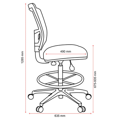 Buro Metro II Connect Chair w/ Architectural Kit