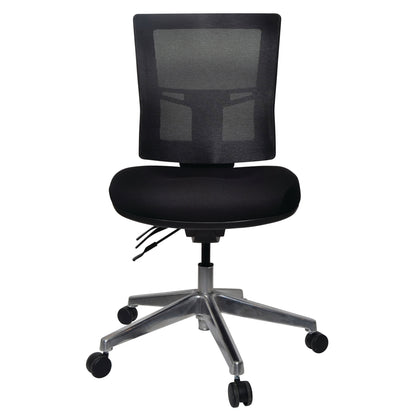 Buro Metro II Mesh Back Chair - Aluminium Base