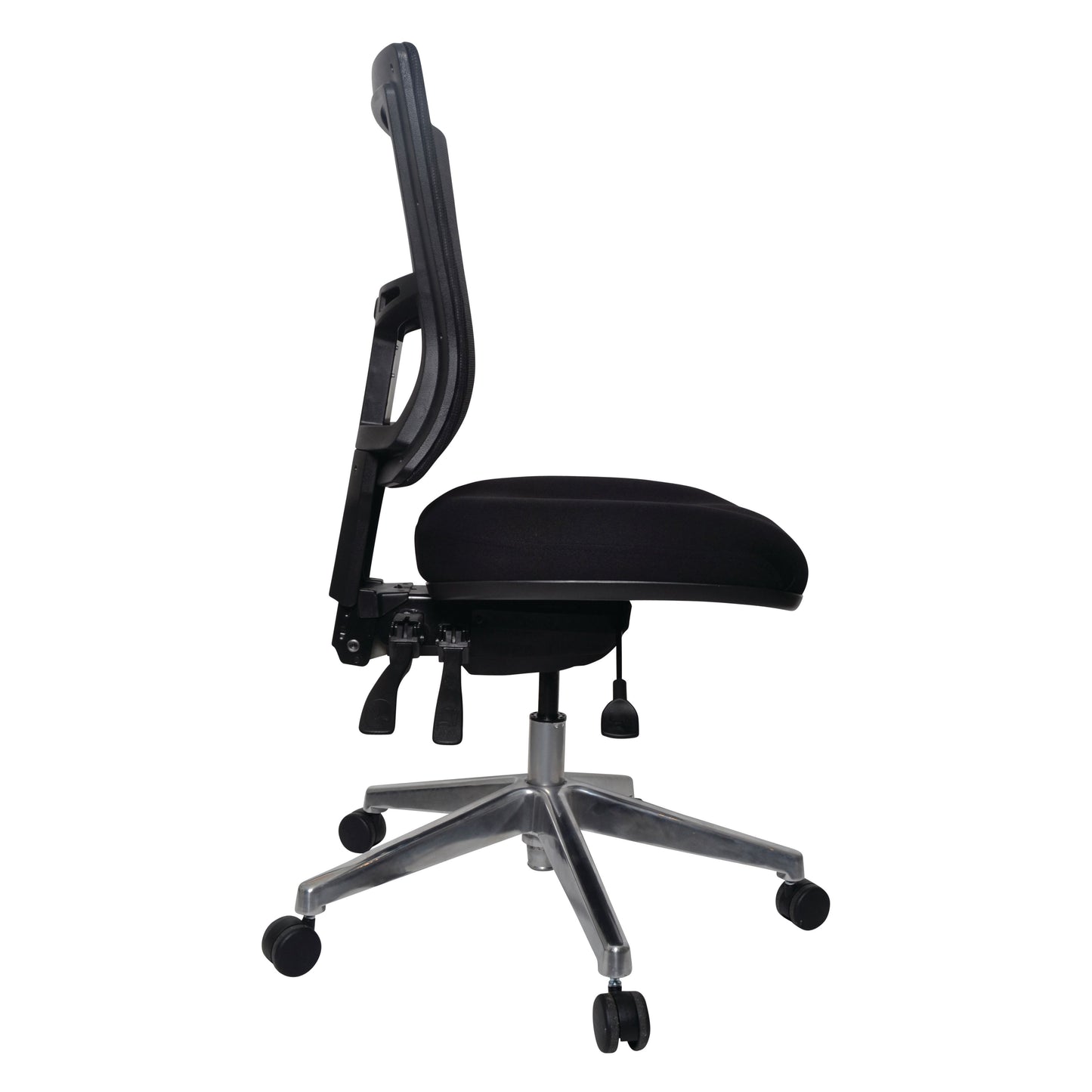 Buro Metro II Mesh Back Chair - Aluminium Base