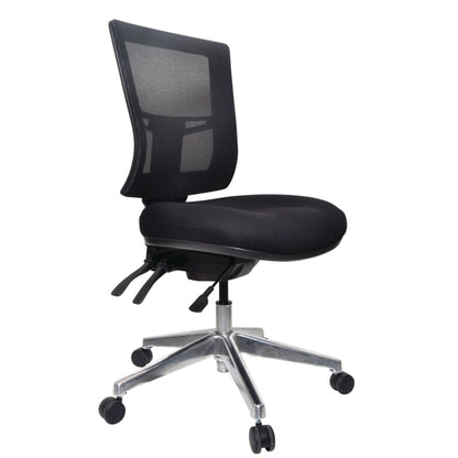 Buro Metro II Mesh Back Chair - Aluminium Base