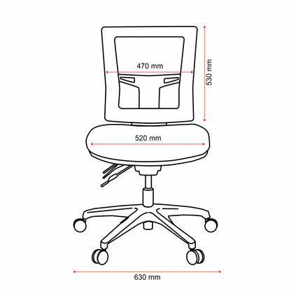 Buro Metro II Mesh Back Chair - Nylon Base