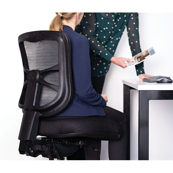 Buro Metro Mesh Back Chair - Aluminium Base