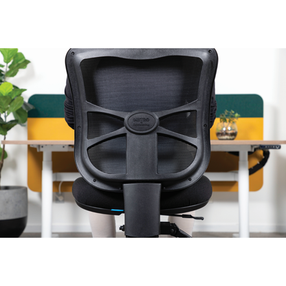 Buro Metro Mesh Back Chair - Aluminium Base