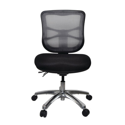 Buro Metro Mesh Back Chair - Aluminium Base