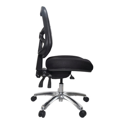 Buro Metro Mesh Back Chair - Aluminium Base