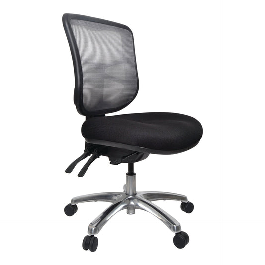 Buro Metro Mesh Back Chair - Aluminium Base