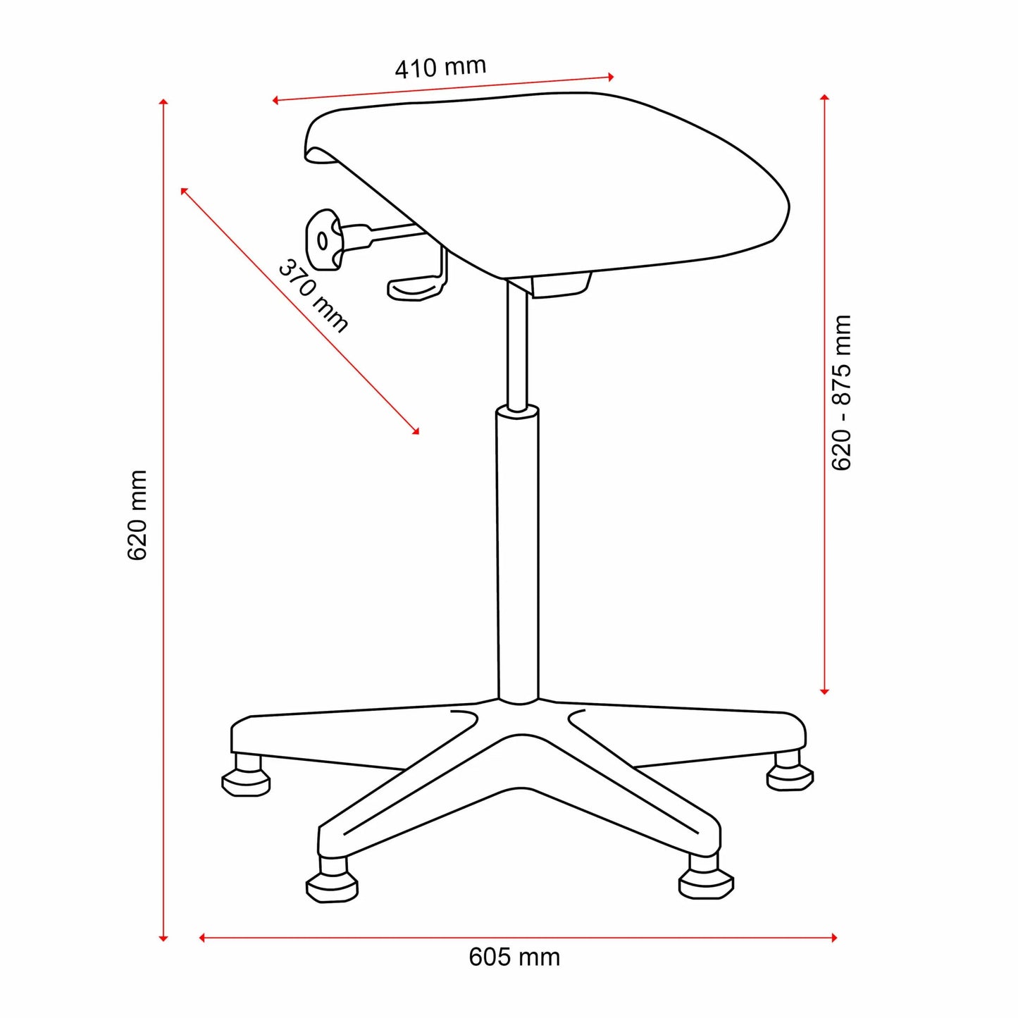 Buro Posturite Stool