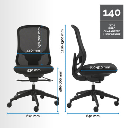 Buro Quantum Mesh Back Chair