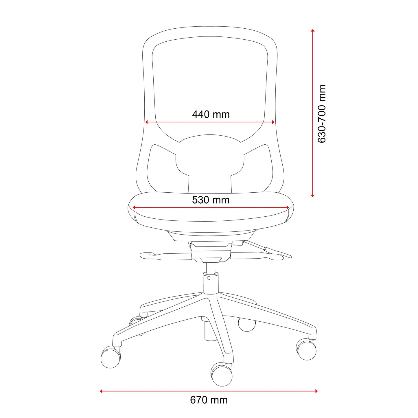 Buro Quantum Mesh Back Chair