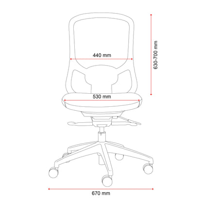 Buro Quantum Mesh Back Chair