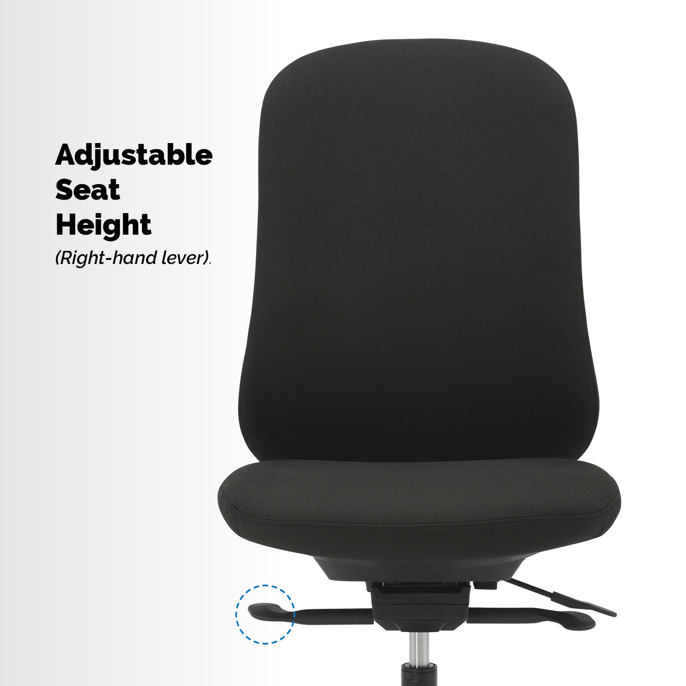 Buro Quantum Upholstered Back Chair