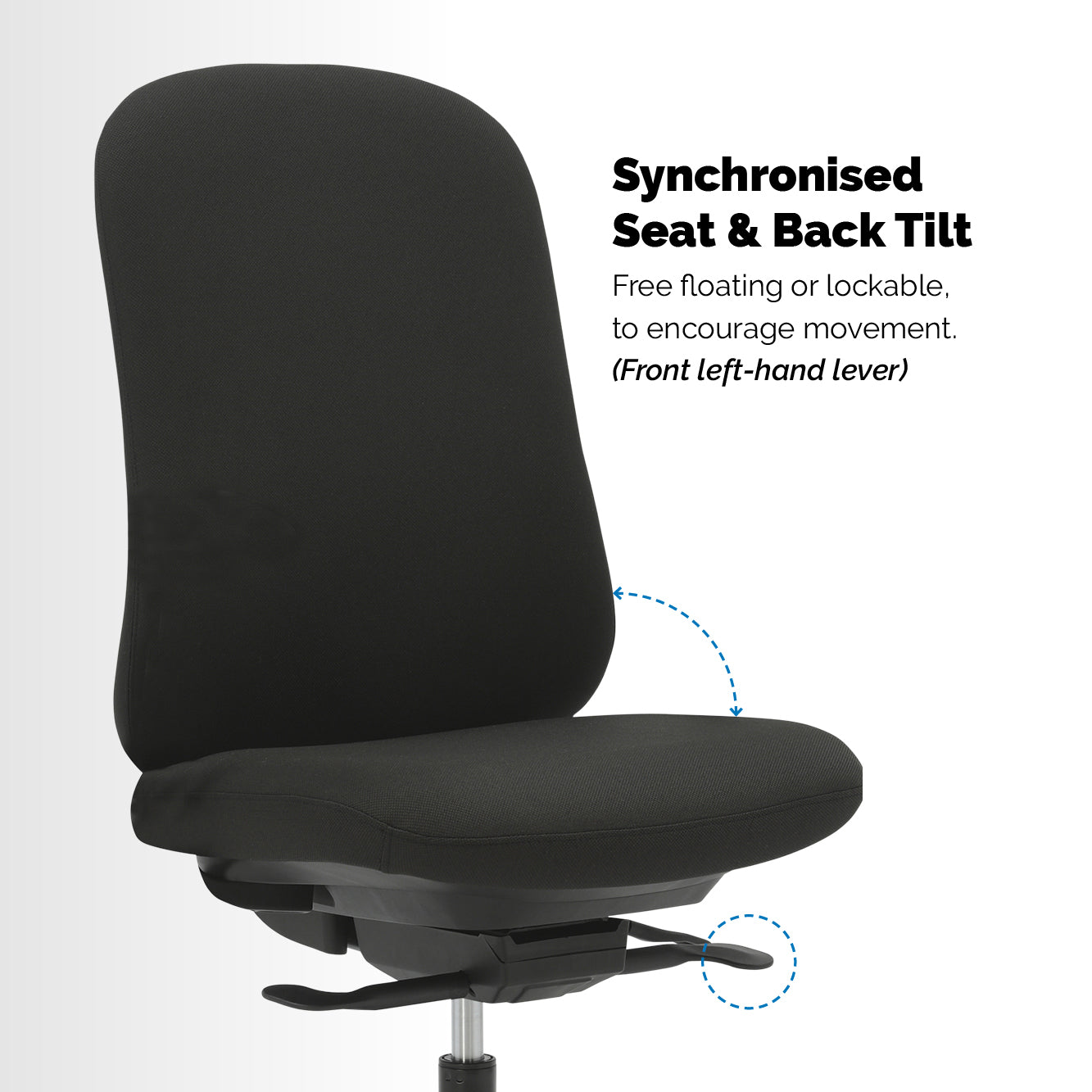 Buro Quantum Upholstered Back Chair
