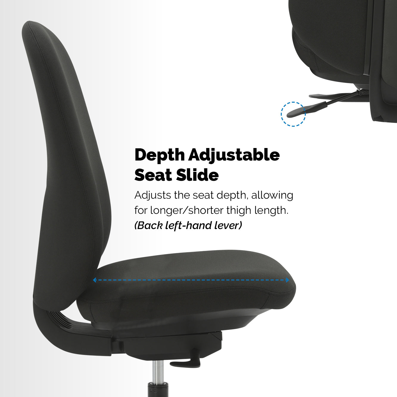Buro Quantum Upholstered Back Chair