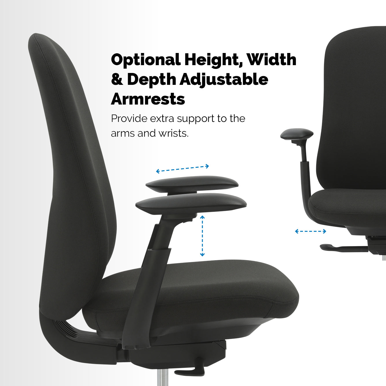 Buro Quantum Upholstered Back Chair