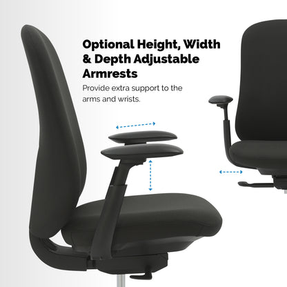 Buro Quantum Upholstered Back Chair