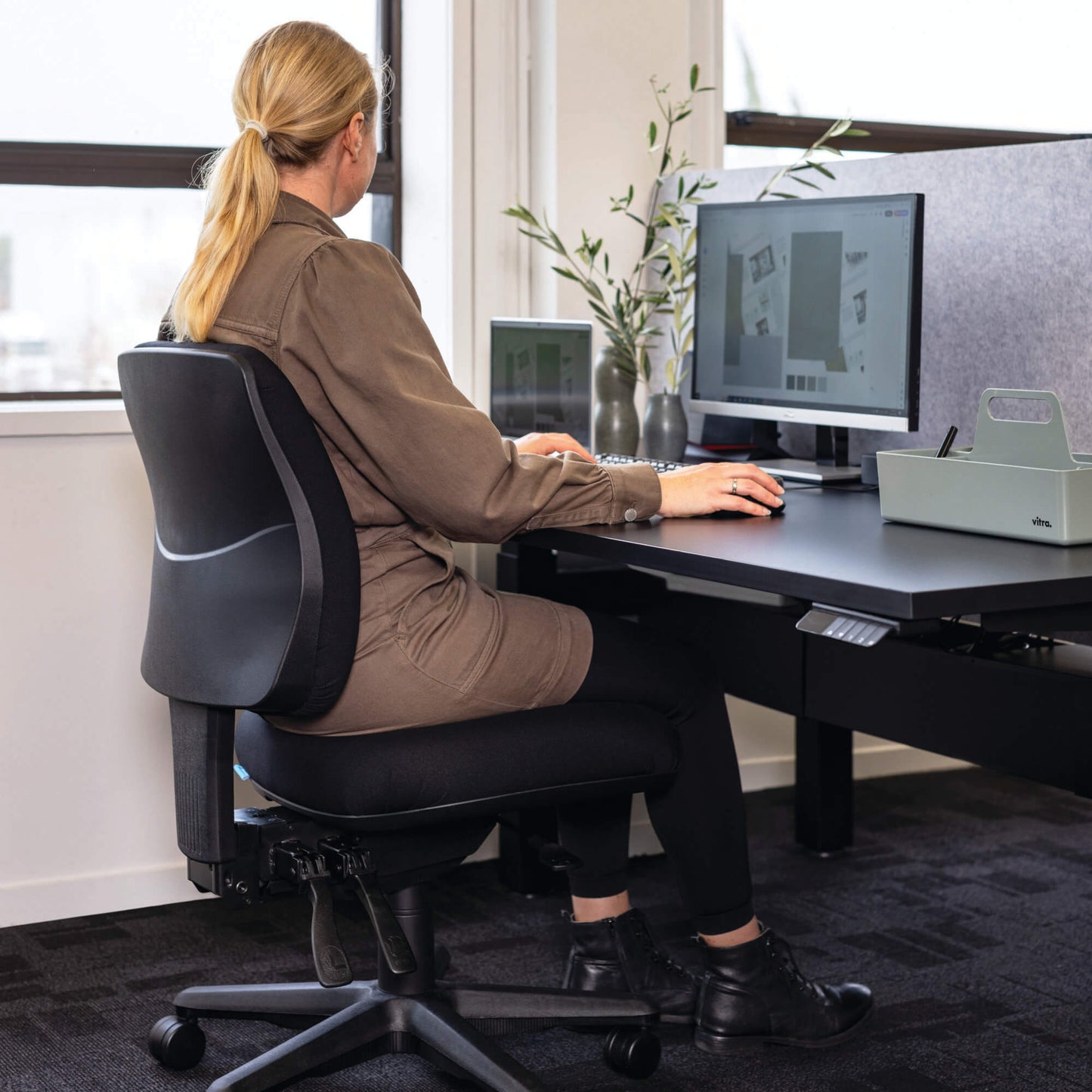 Buro Roma 2 Lever High Back Office Chair