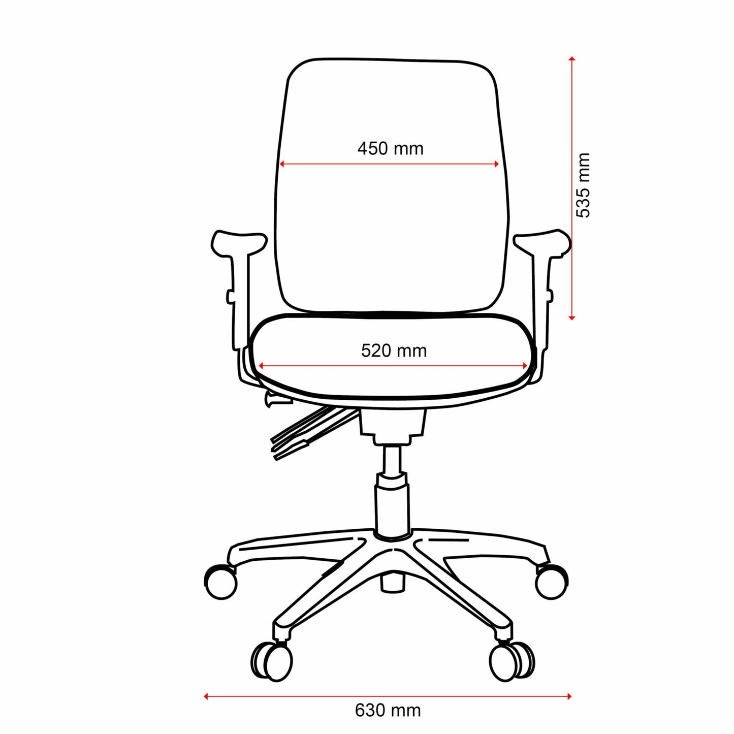 Buro Roma High Back 24/7 Office Chair