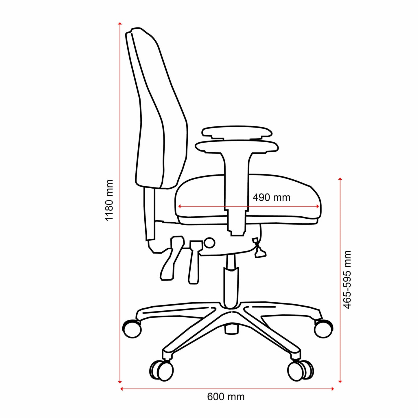 Buro Roma High Back 24/7 Office Chair