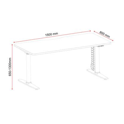 Buro Syntra Height Adjustable Desks 1500 & 1800 Range