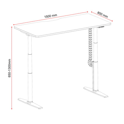Buro Syntra Height Adjustable Desks 1500 & 1800 Range