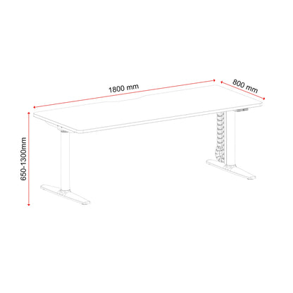 Buro Syntra Height Adjustable Desks 1500 & 1800 Range